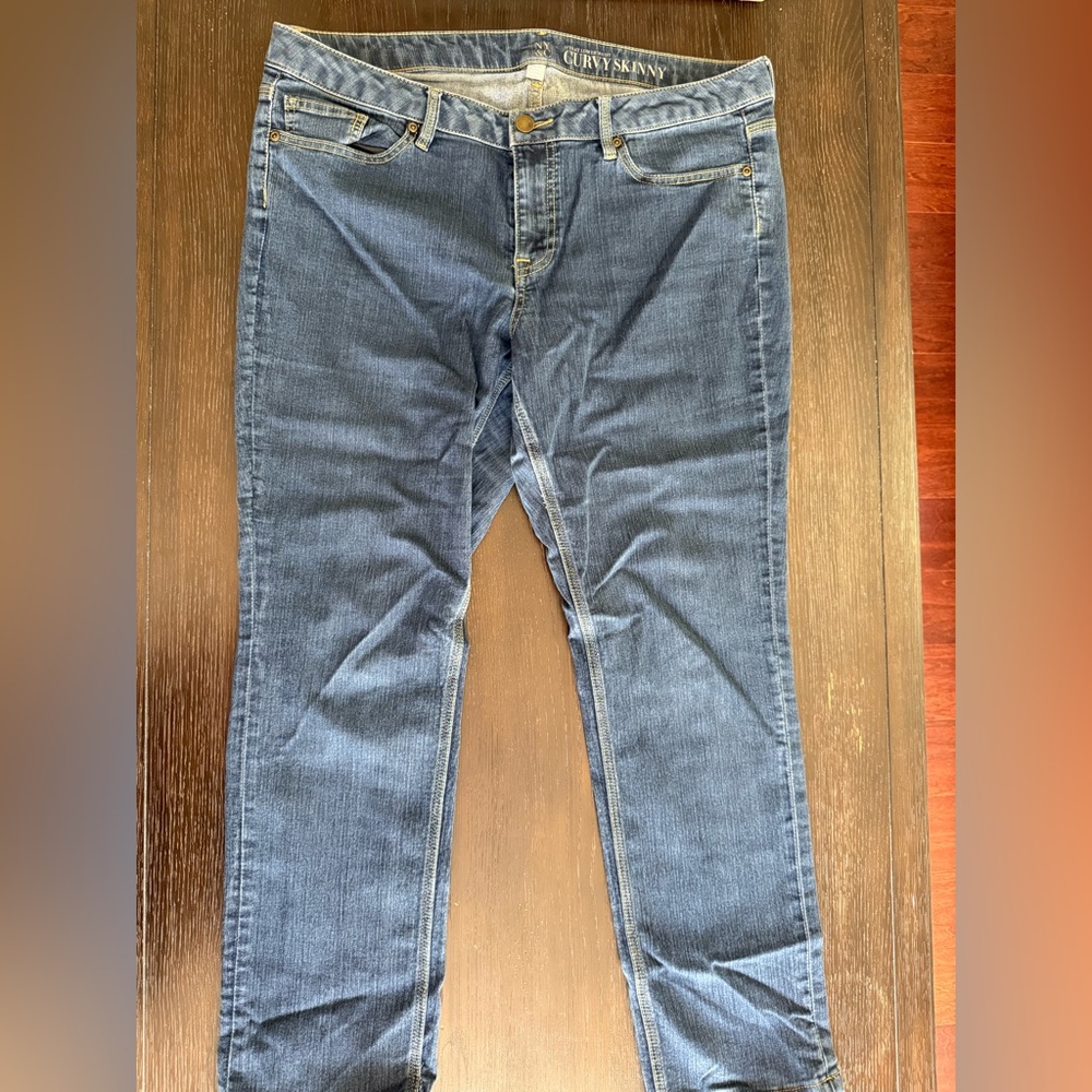 NY&Co Soho jeans stretchy denim - curvy skinny jeans